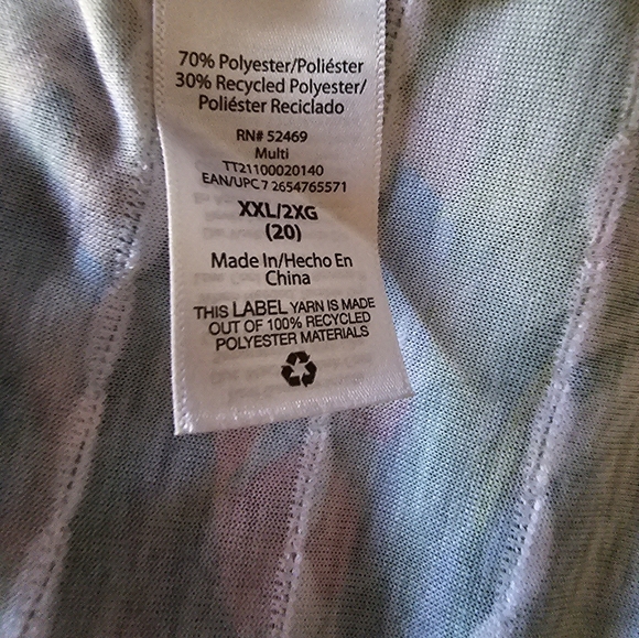 Time and Tru Blouse XXL (20) NWOT - Picture 6 of 7